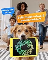 Vista 8 de KOKODI Tableta de escritura LCD, tableta de dibujo colorida de 10 pulgadas, almohadillas de dibujo electrónicas reutilizables borrables, juguete