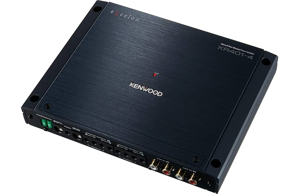 KENWOOD 1000W アンプ 配線一式 Amazon.com: Kenwood XR401-4 eXcelon 400-Watt 4-Channel
