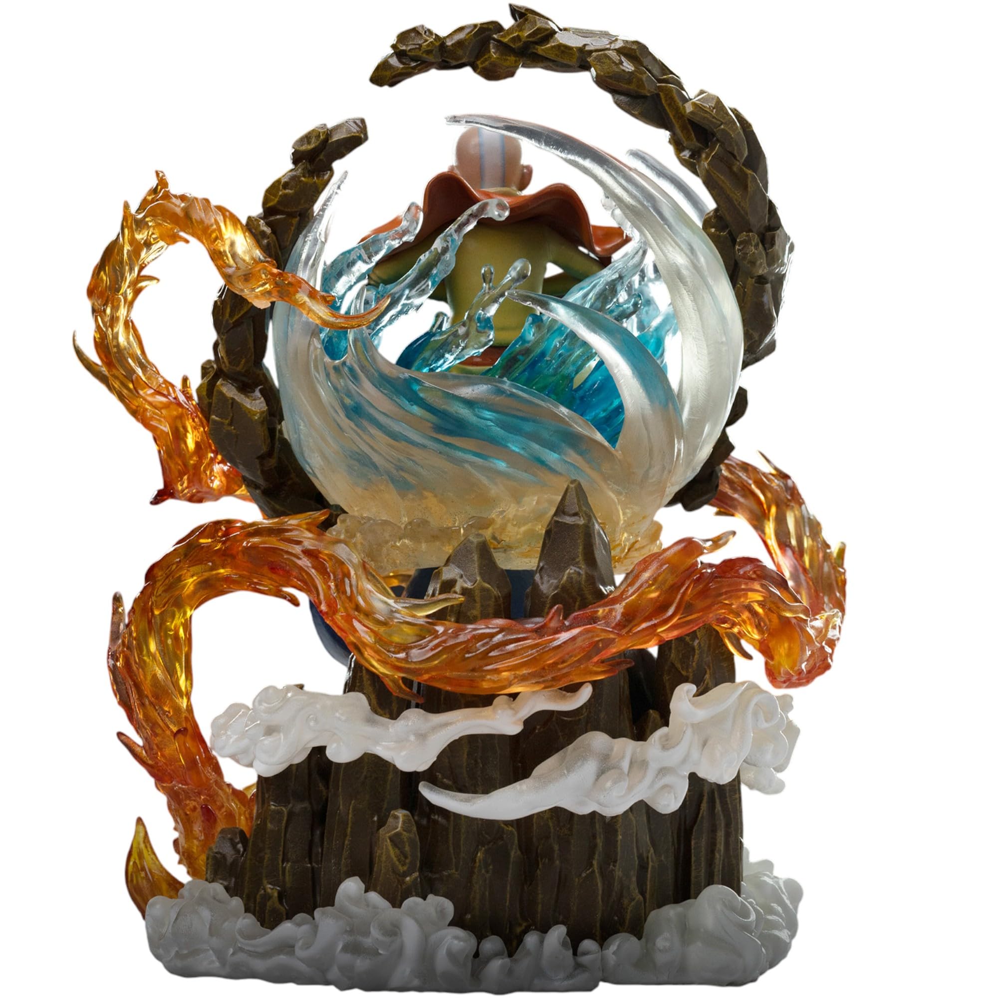 Iron Studios Statua da collezione Art Scale 1/10 Aang Avatar: la leggenda di Aang Polystone resina multicolore 21,1 cm