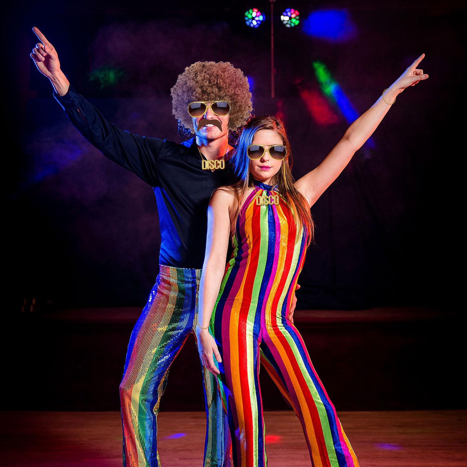 Disfraz Vestimenta De Los AÃ±os 60 70 Y 80 Ropa Hippie Vestuarios