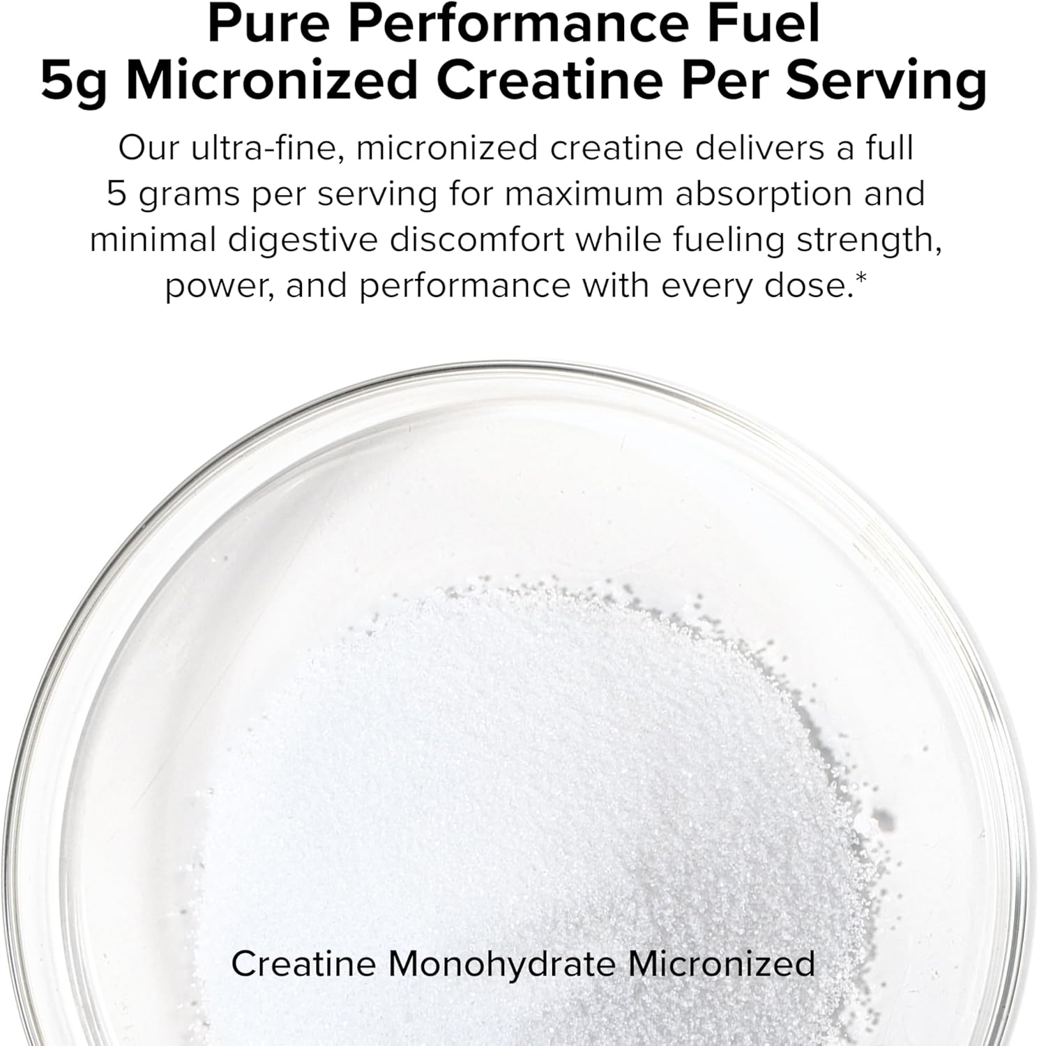 InnoSupps Creatine Monohydrate Powder - Pure Micronized Creatine Powder for Strength, Muscle Growth & Recovery - Doctor-Trusted, No Fillers, Unflavored (50 Servings)