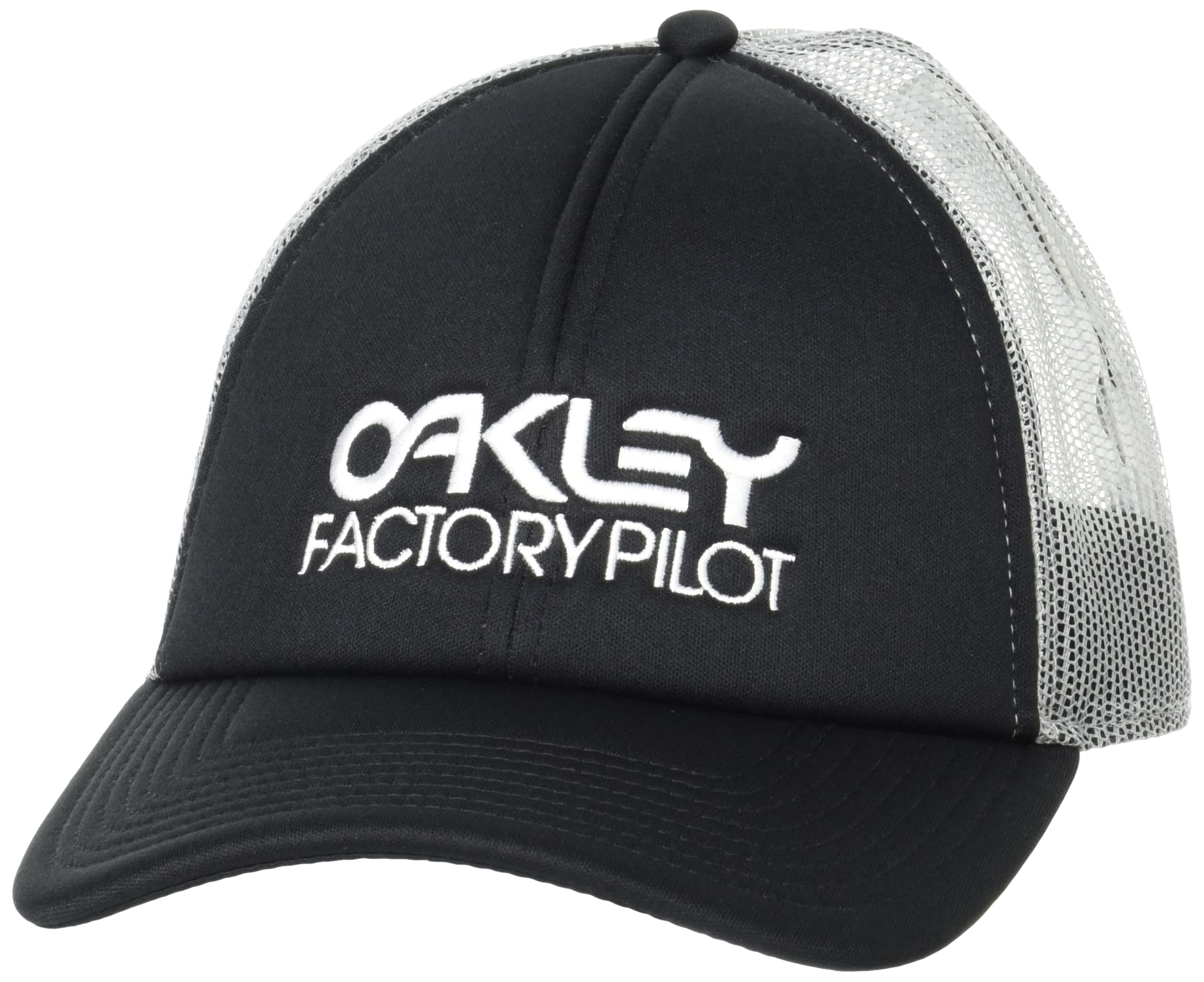 Oakley unisex-adult Oakley Factory Pilot Trucker Hat Hat One Size Blackout