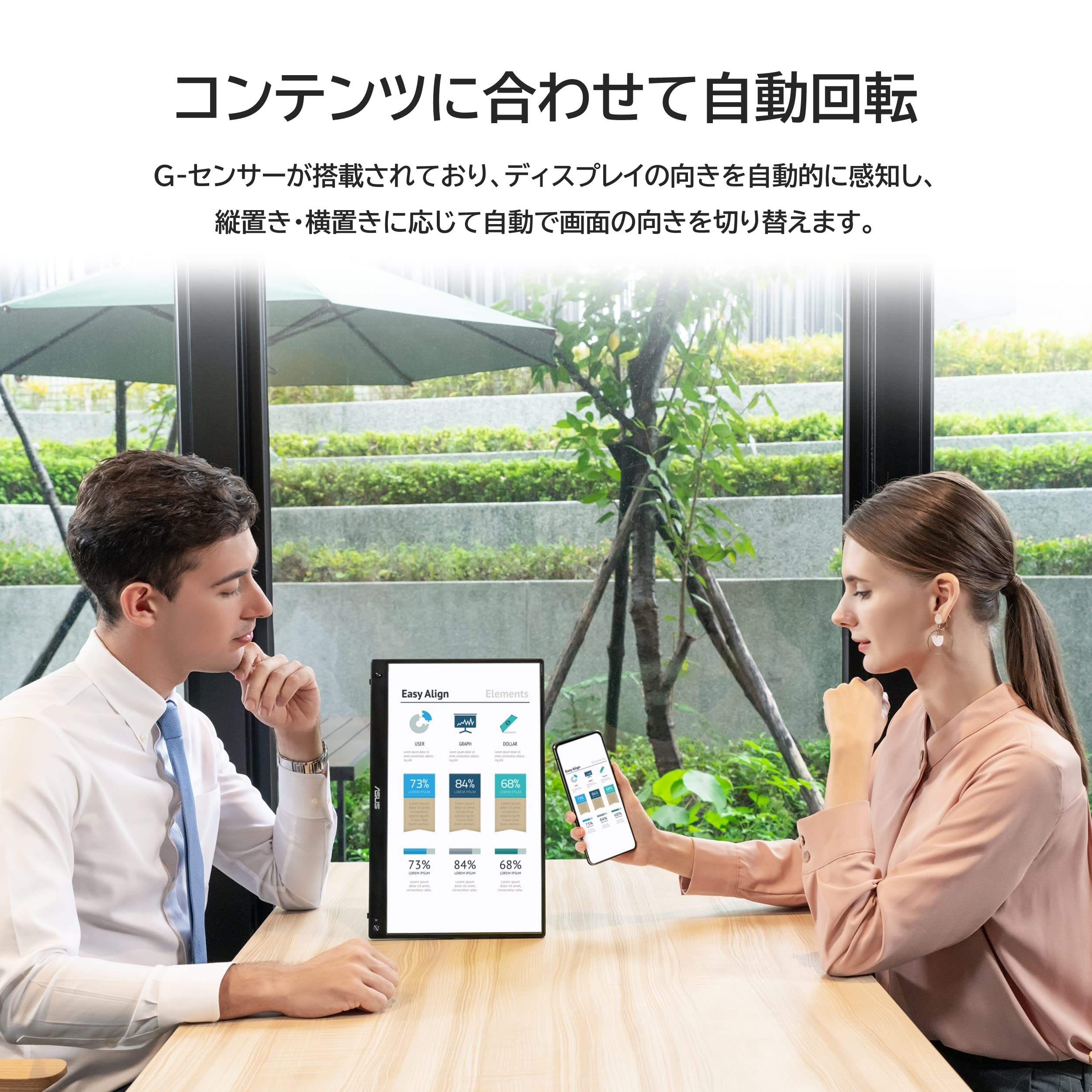 Amazon.co.jp: ASUS モバイルモニター ZenScreen Go MB16AWP 