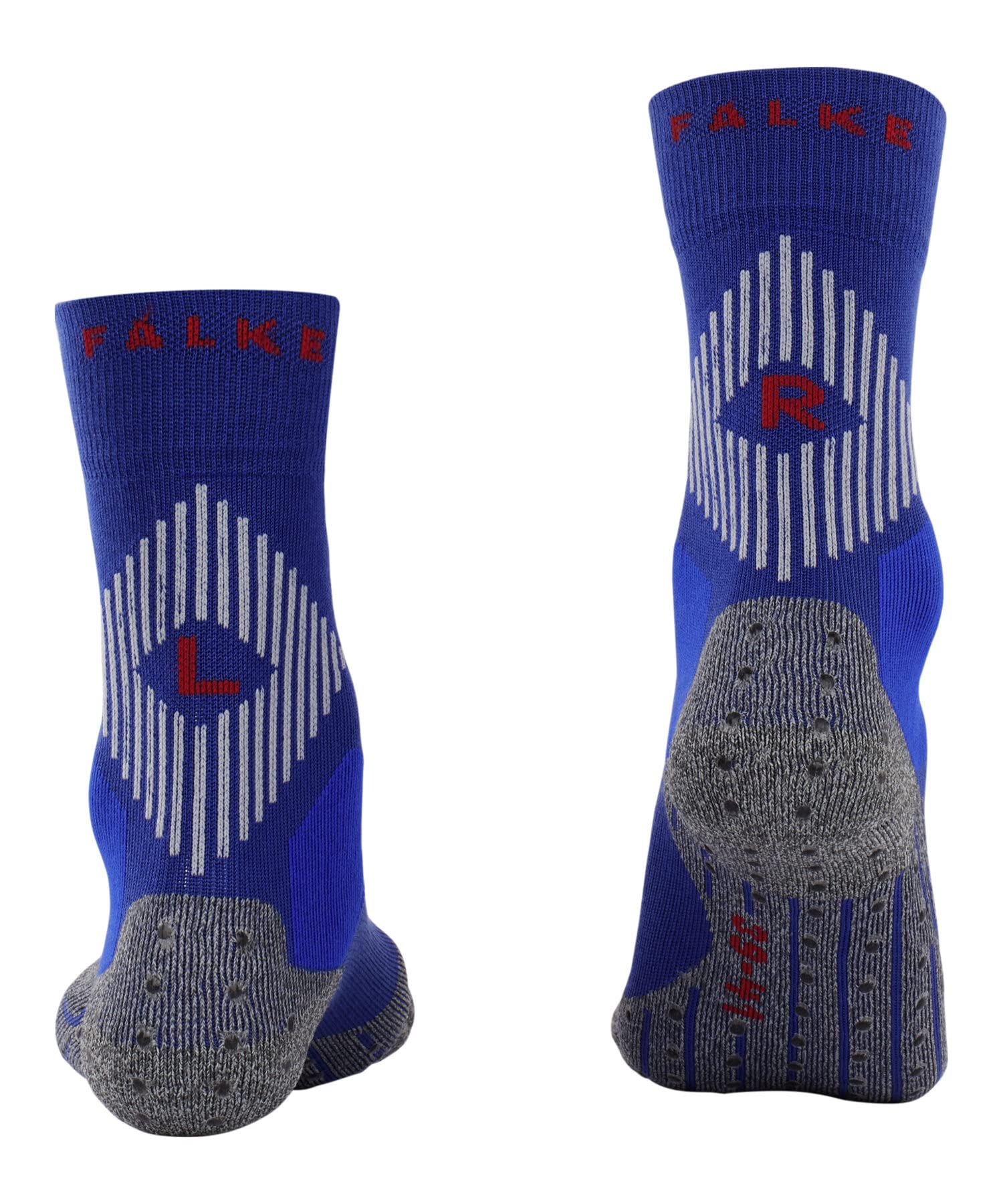 FALKE Unisex Socken 4 GRIP U So Funktionsmaterial für maximalen Speed 1 Paar, Blau Blue 6449, 44-45
