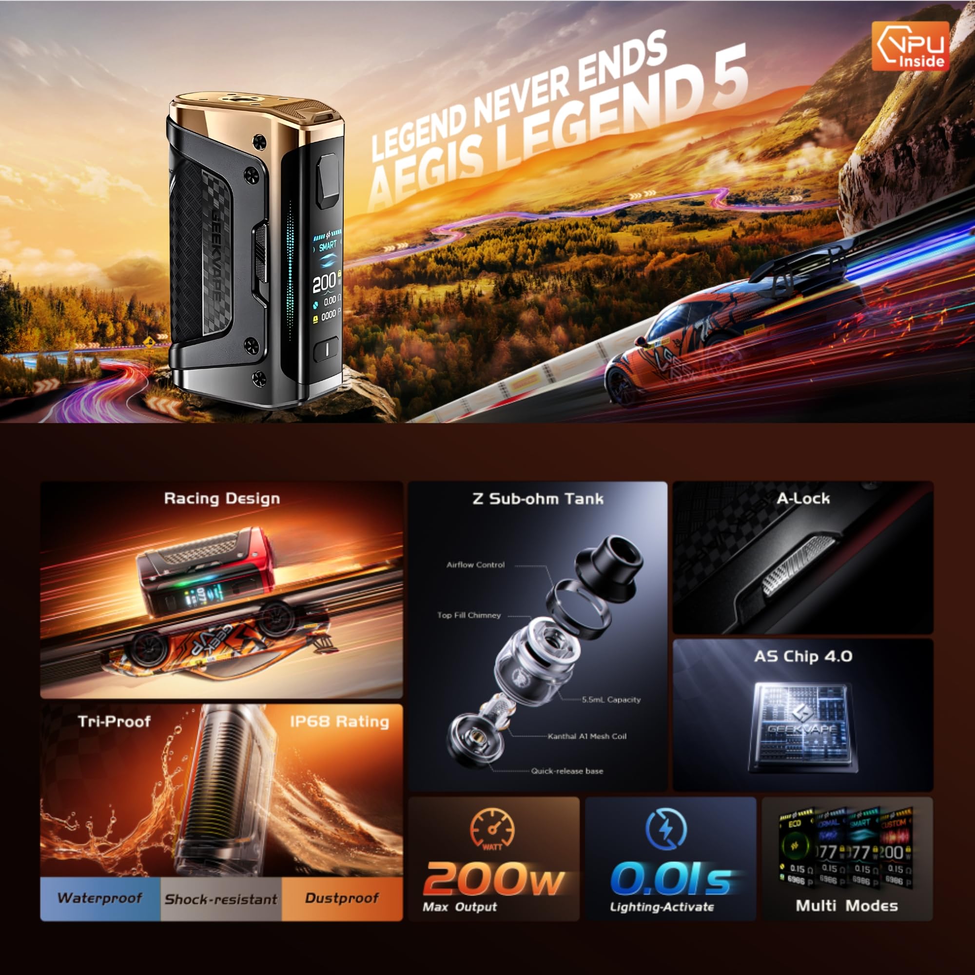geekvape aegis controls Geekvape ONE | Aegis | Geekvape – Pursue a Healthy Vaping Experience.  Official Partner of Paris Saint-German