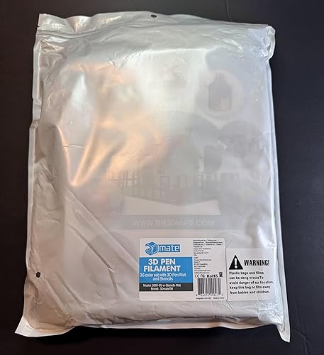 Miniatura 4 de Filamento para bolígrafo 3D con alfombrilla de diseño de silicona y libro de plantillas compatibles con 12 plantillas, repuestos de plástico PLA de