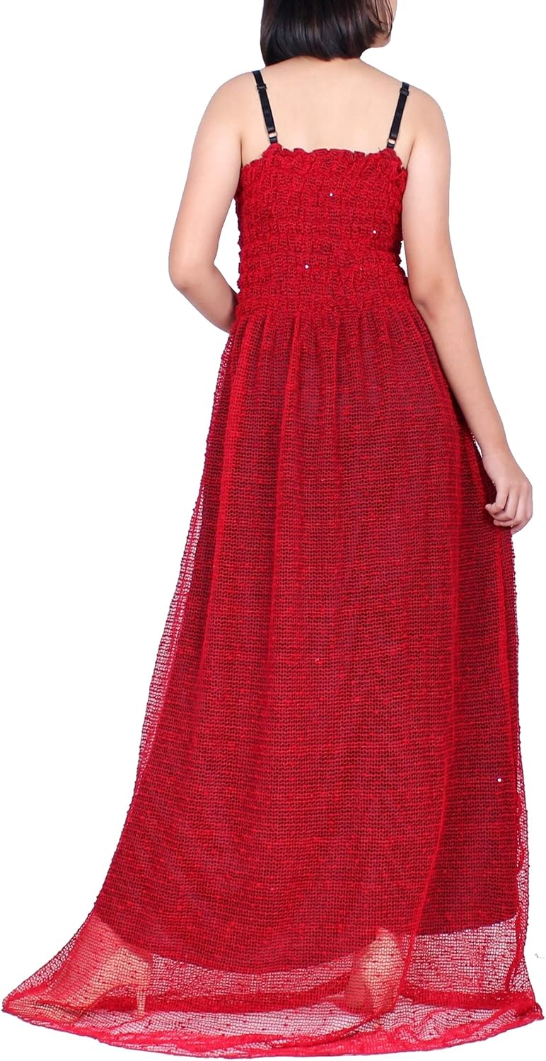 Tall Women Plus Size Maxi Red Long 
