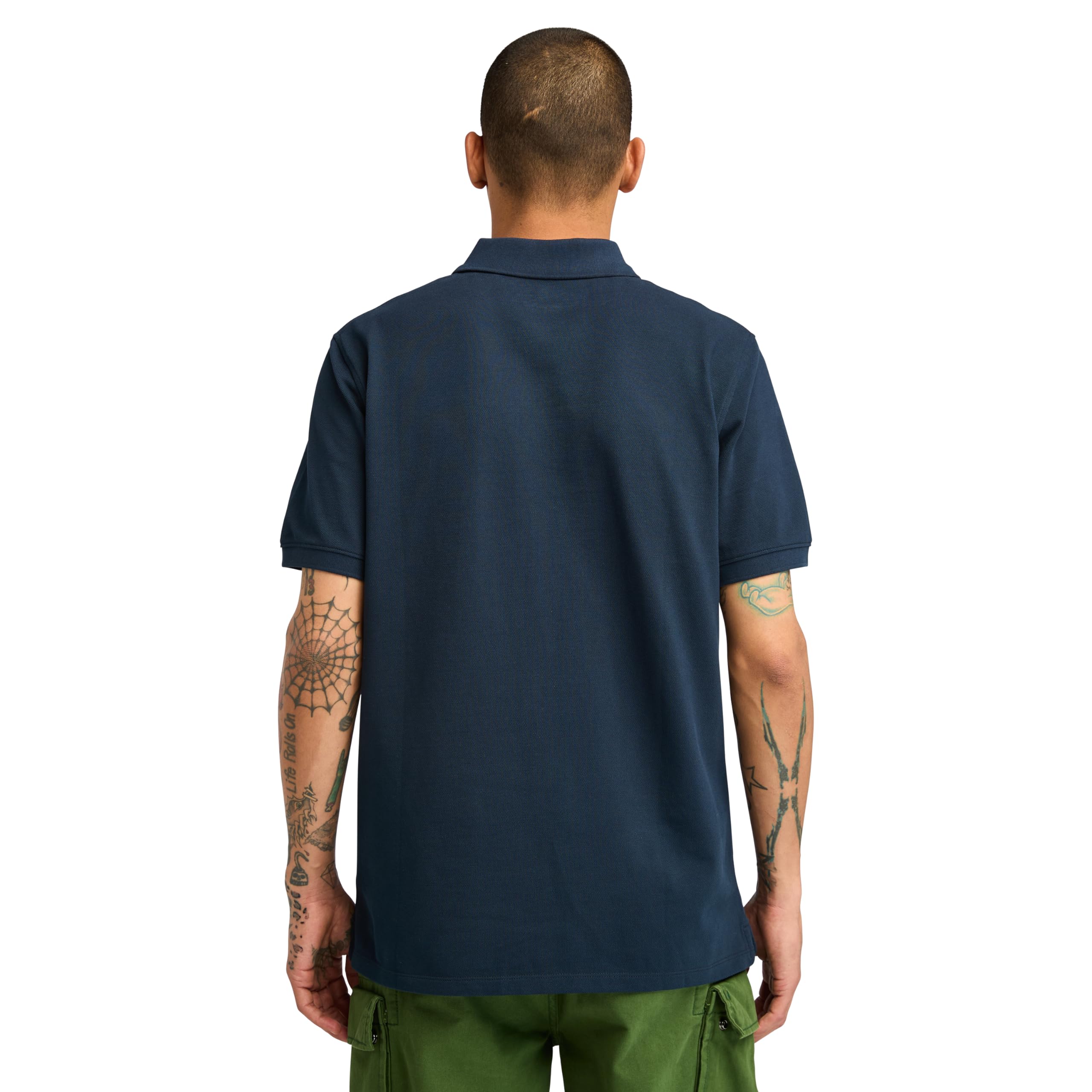 Timberland Polo da Uomo in piqué Millers River Arancione Codice TB0A26N4EG6