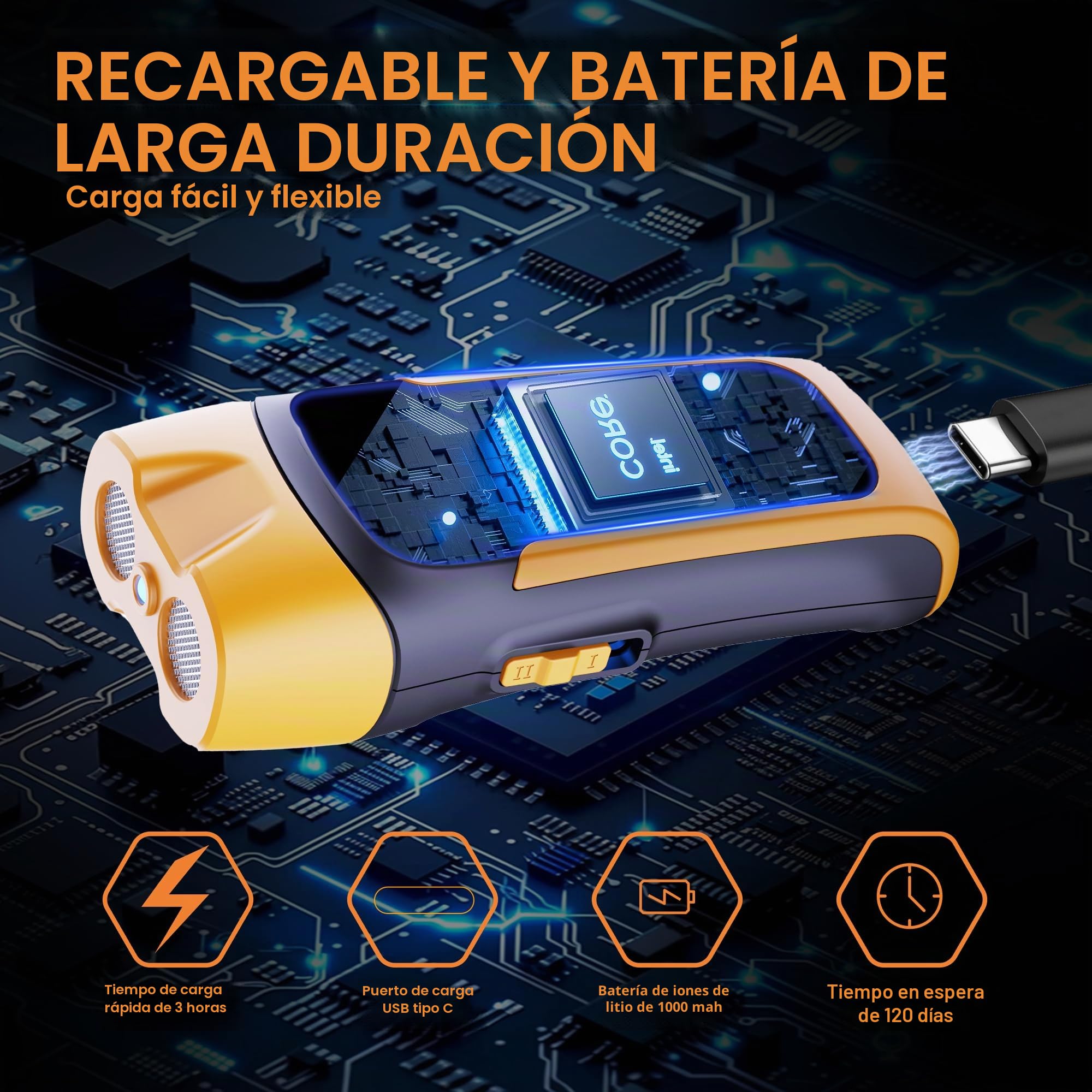 Antiladridos para Perros,Dispositivo de Control antiladridos(con 2 emisores ultrasónicos de Rango de 50 pies y Luces LED) Entrenador de Perros portátil,Seguro para Todos los Perros de Todas Las Razas