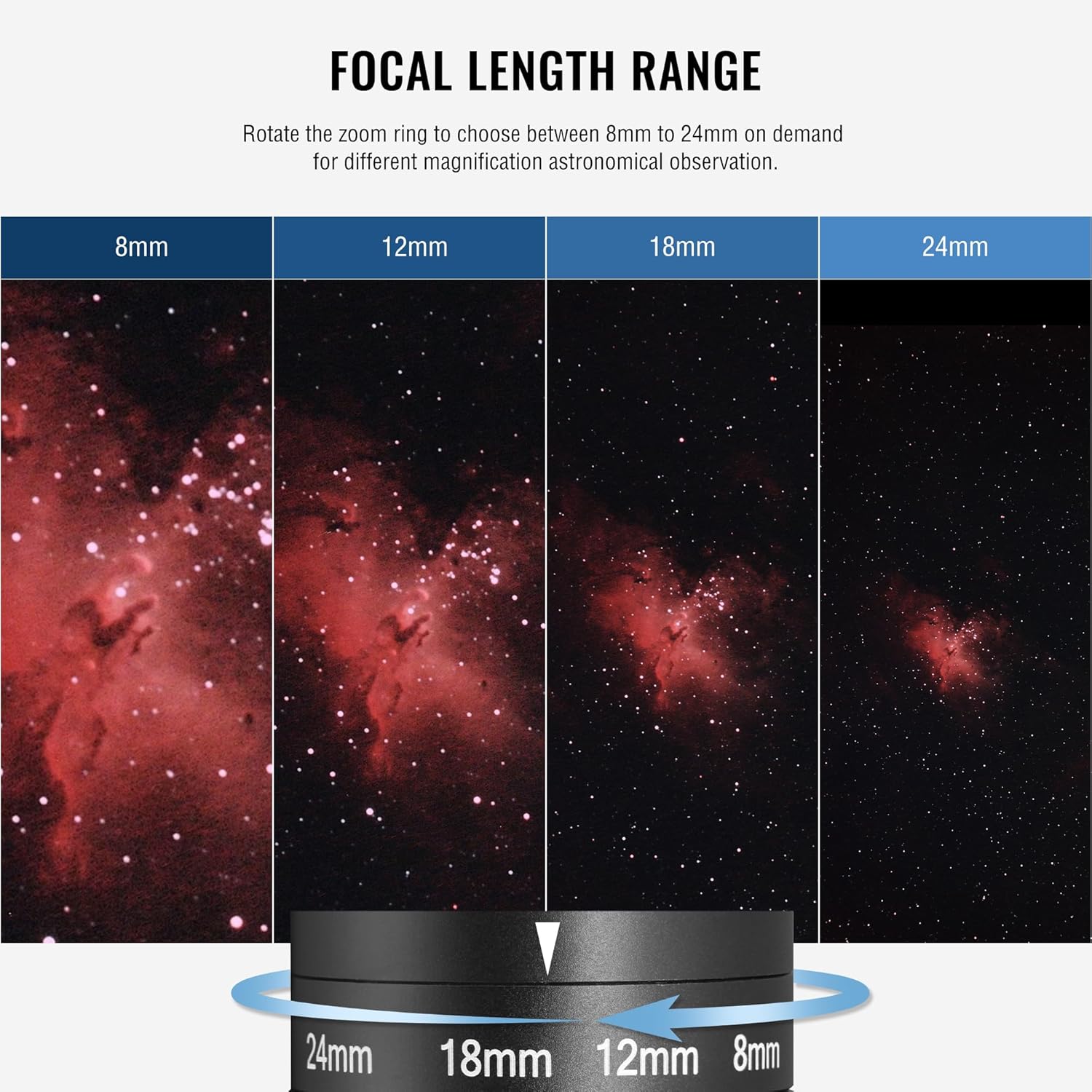 Alstar Telescope Zoom Eyepiece, inch 8-24mm Jamaica Ubuy