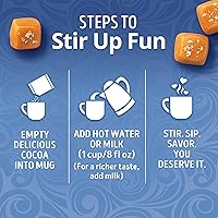 Vista 7 de Swiss Miss Mezcla de cacao caliente con sabor a caramelo salado, 1.38 onzas, 8