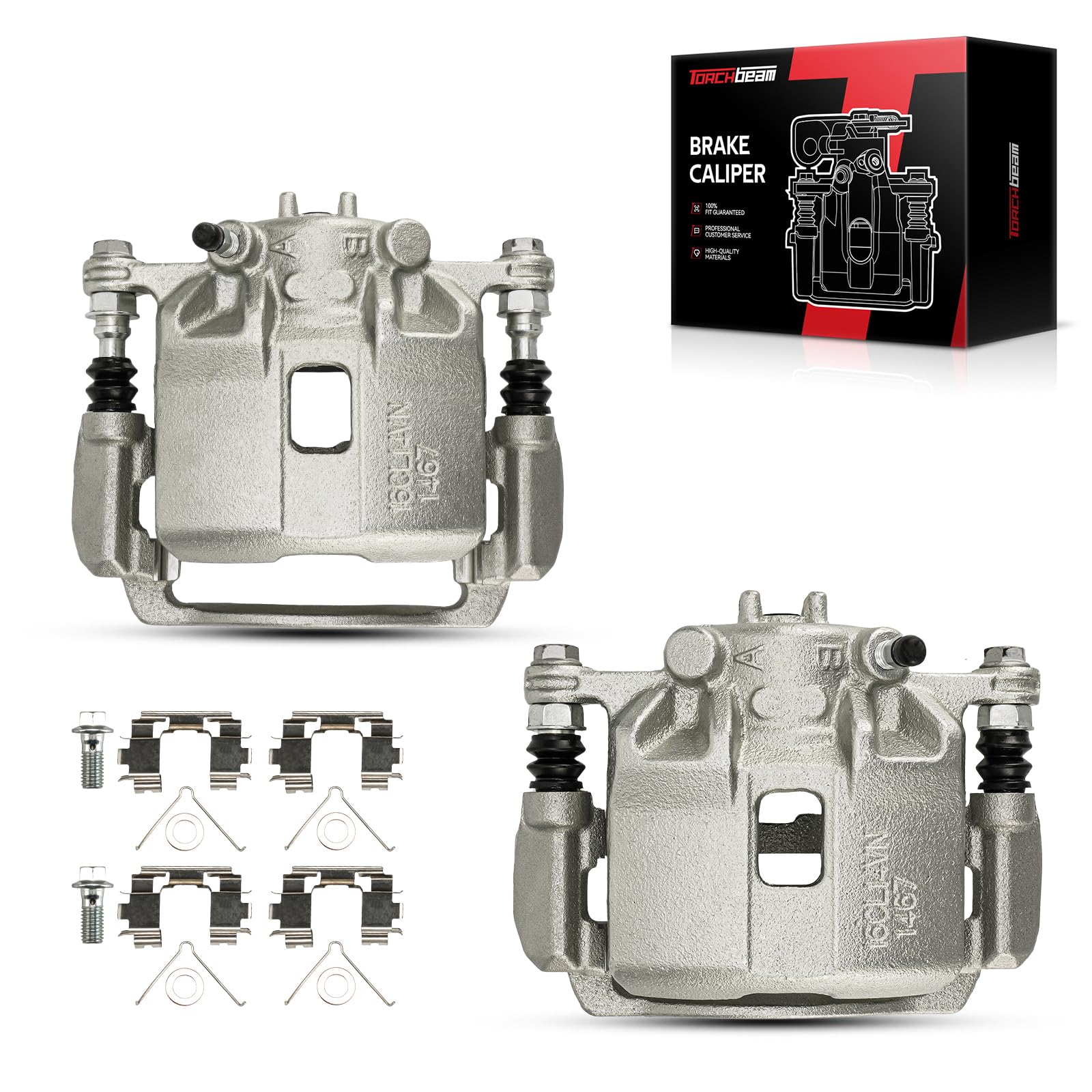Torchbeam Front Brake Calipers Set for Honda Fit 2007-2008