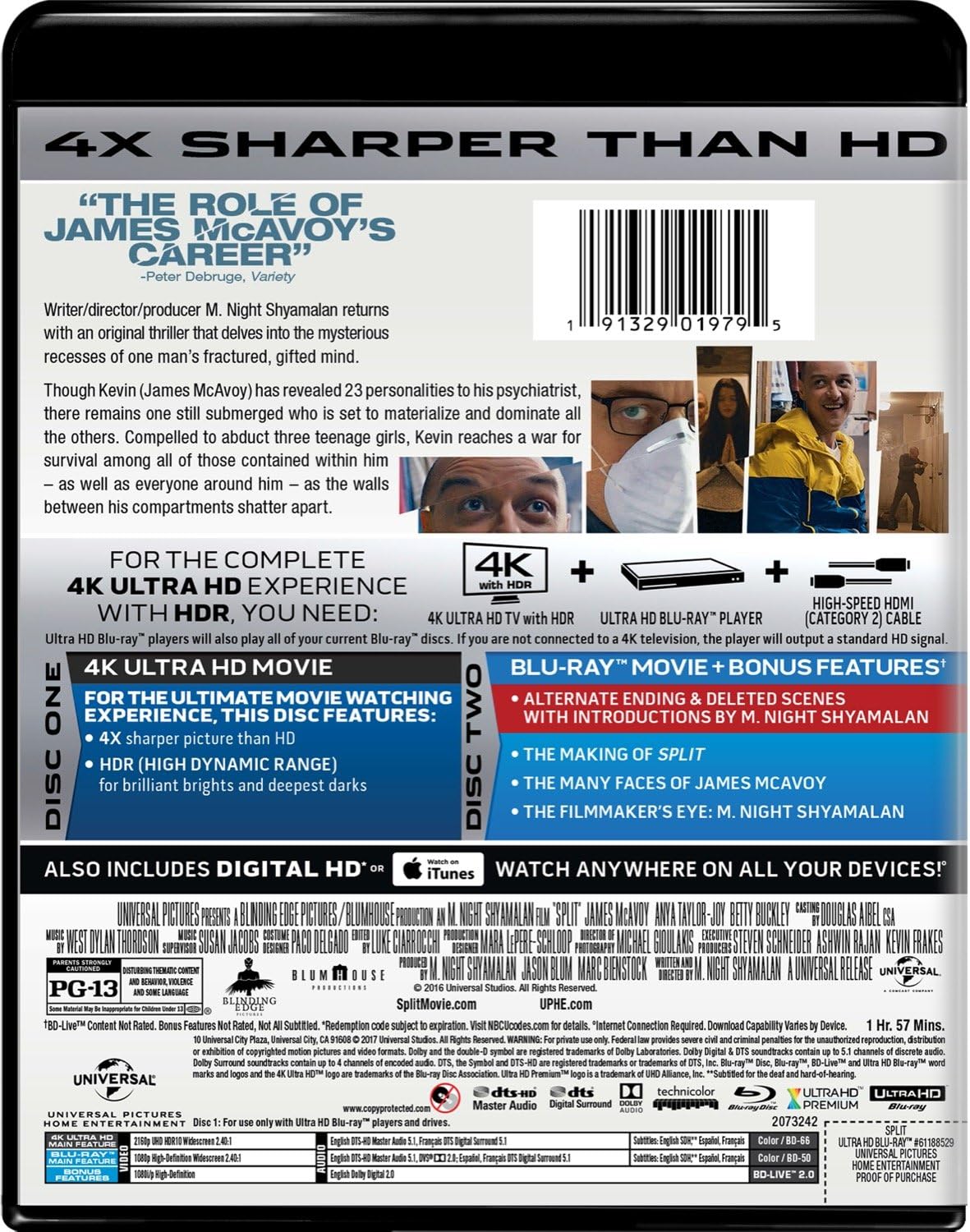Split 4K Ultra HD + Blu-ray + Digital