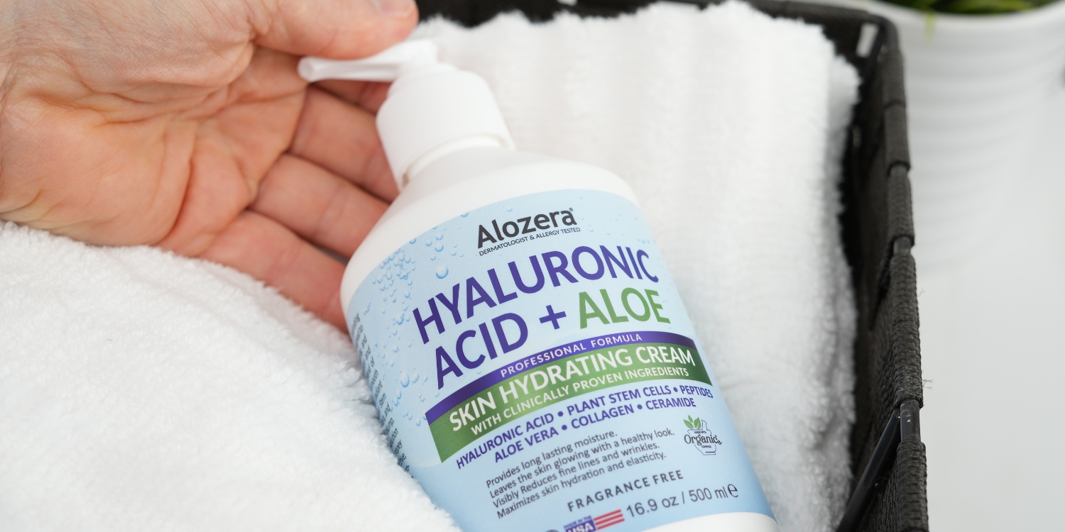 Amazon.com : Alozera Hyaluronic Acid Face & Body Lotion with Aloe