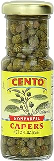 Cento Nonpareil Capers, 3 Ounce Jars (Pack of 12)