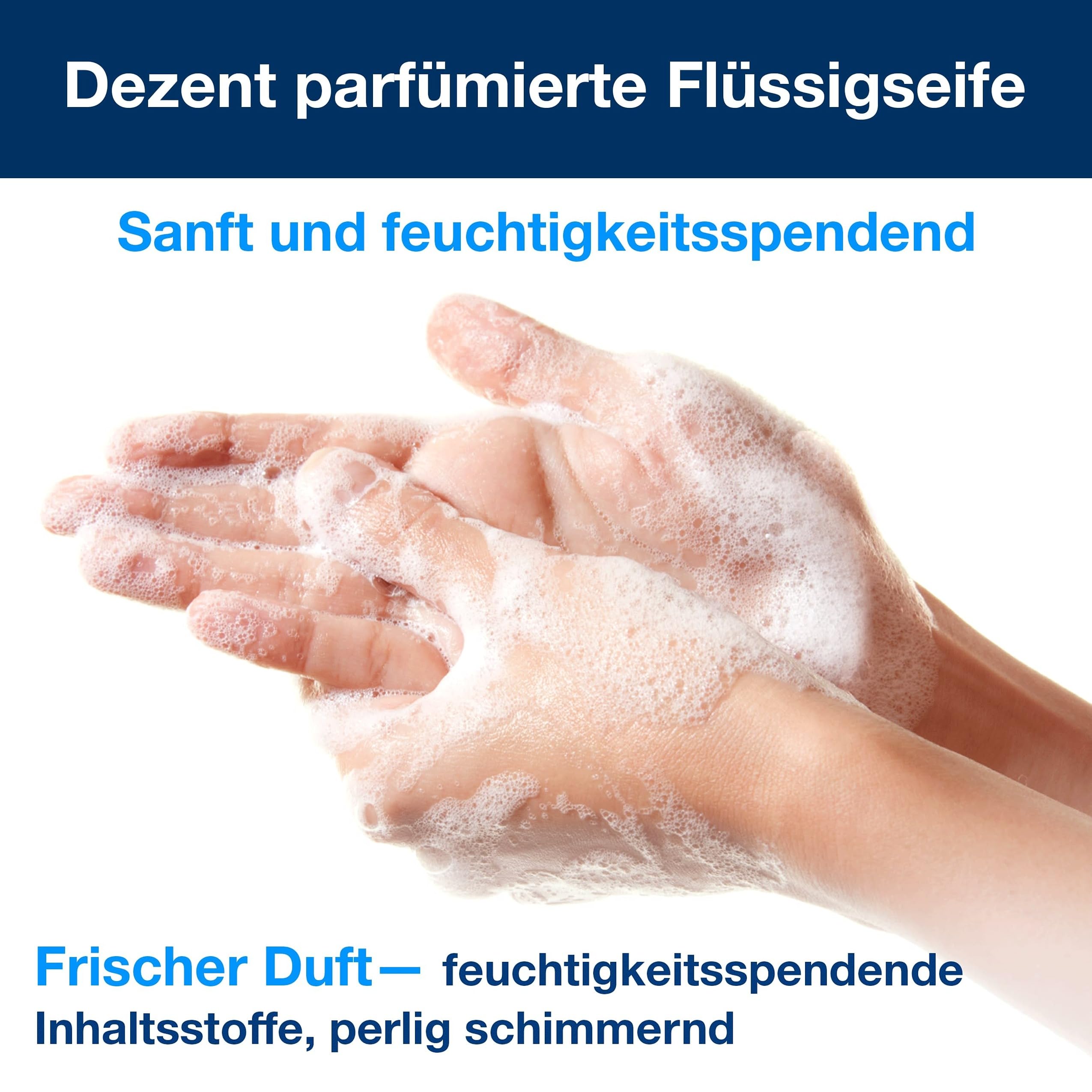 Tork Mild Duftende Hand Flüssigseife S1, frischer Duft, 6 x 1000 ml, 420501