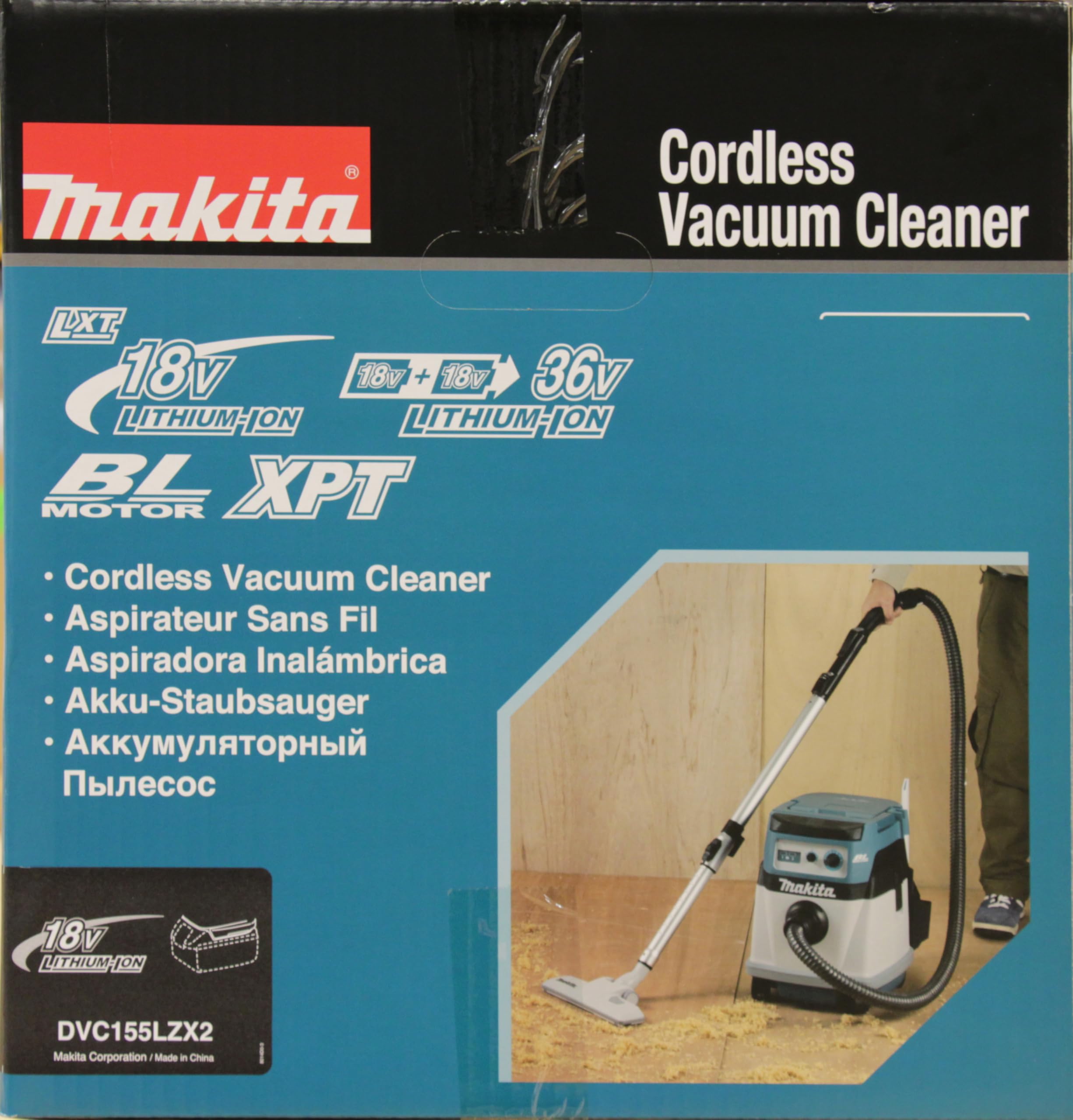 Makita Aspirateur 36v 2 x 18v li-ion makita sans batterie - dvc865lzx3