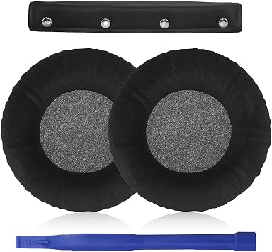 Aiivioll DT770 Ear Pads Replacement Compatible with Beyerdynamic DT 770/Pro, DT 880/Pro, DT 990/Pro Headphones Ear Pads Cushion Made of Plush and Memory Foam Ear Pads Black