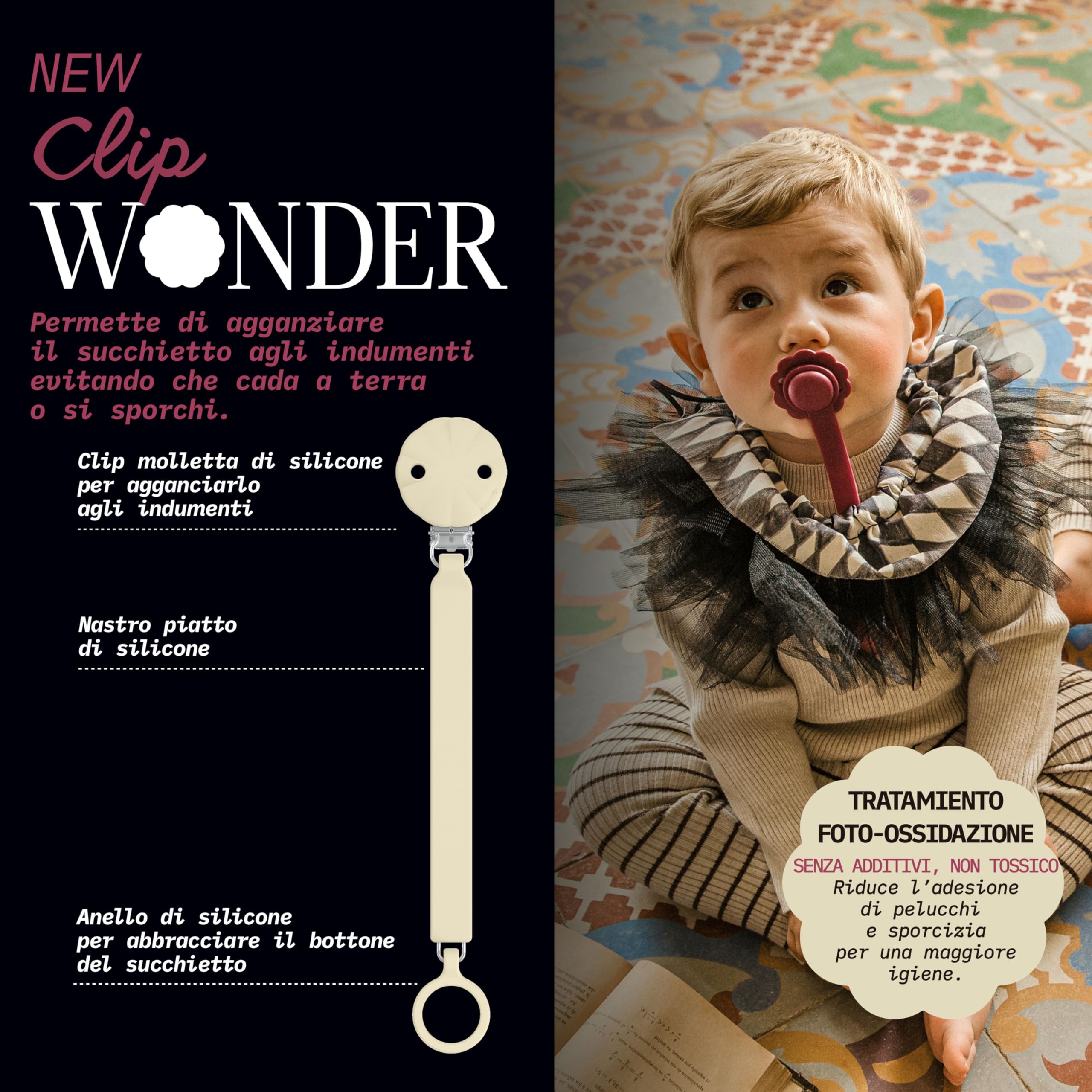 WONDER CLIP VERDE ACQUA - ALMOST AQUA