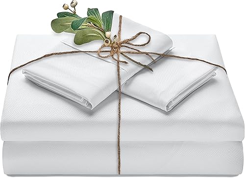 Chanasya Juego de sábanas de tamaño individual en relieve de 3 piezas patrón de diamantes de rayas suaves 1 sábana encimera 1 sábana bajera 1 funda