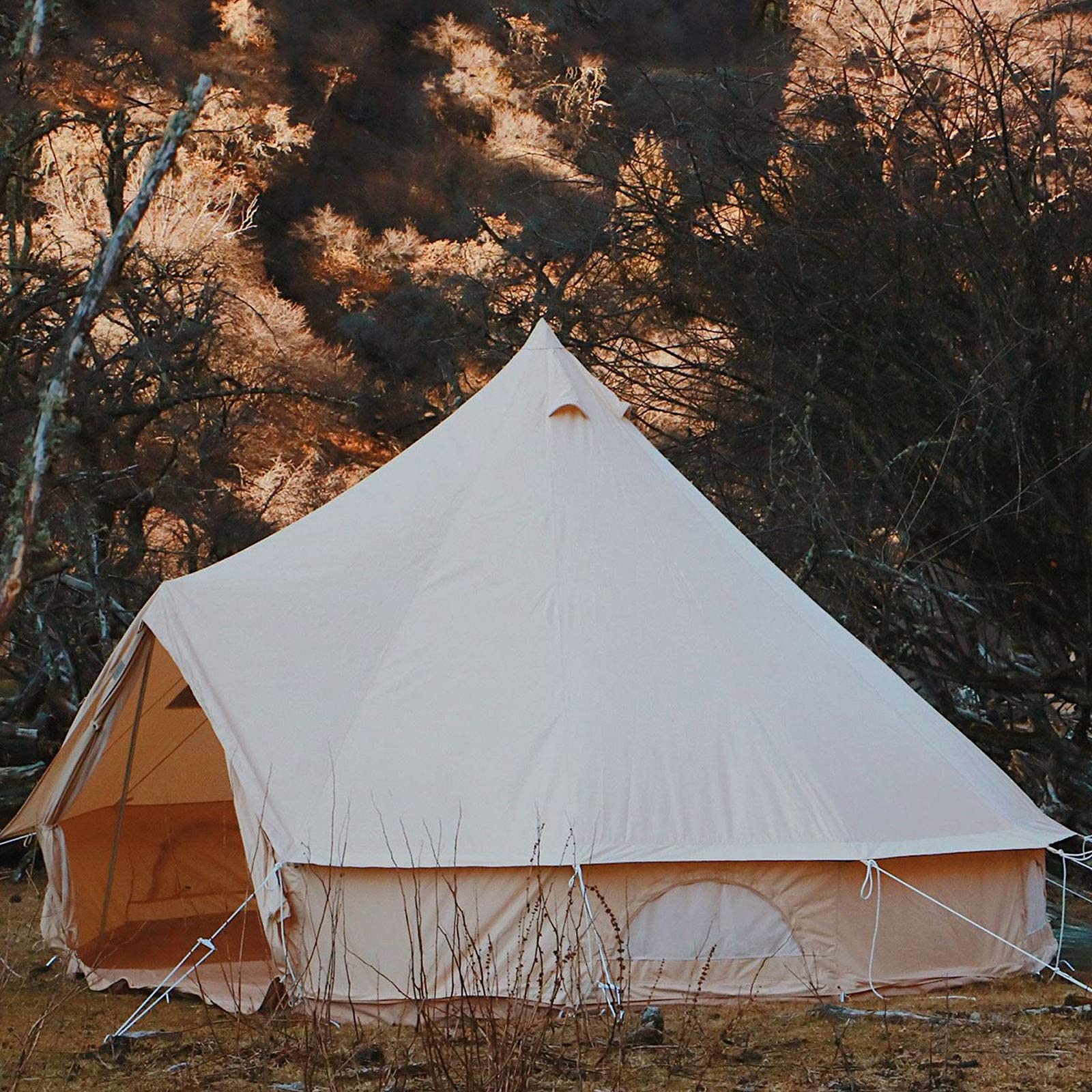 XRTLYH Tents Outdoor for 1-12 Person Camping,3/4m Bell Tent,Family Camping Tent,for Outdoor,Camping,Hiking Mountaineering Travel 3m