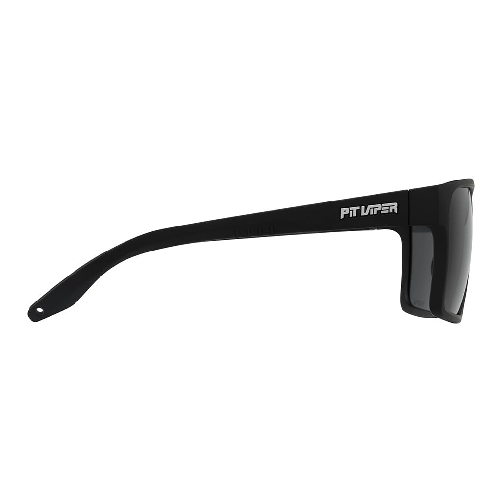 Pit Viper Revlock - Gafas de seguridad Z87+ con protectores laterales | Lentes polarizadas resistentes a los arañazos inastillables | Agarre antideslizante