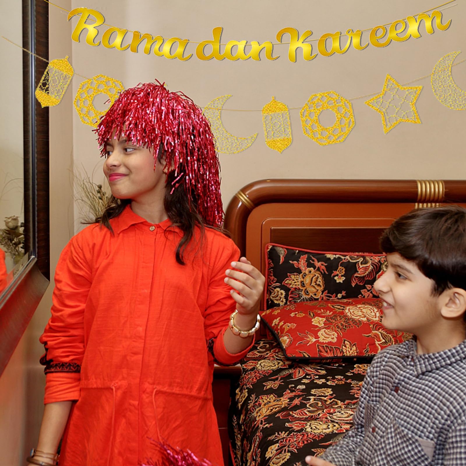 Guirlande Aid Moubarak - Guirlande Dorée