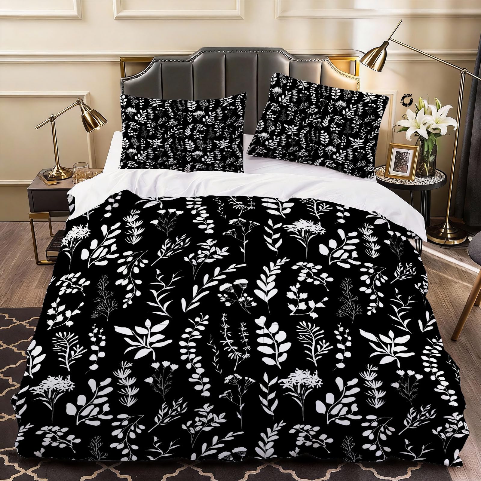 3D Tree Branches Duvet Cover Cartoon Bedding Double Bed Set, Soft Microfiber Comforter Cover Printed with Zipper Closure Quilt Coverr 200x200 cm and 2 Pillowcases