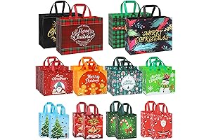 YANGTE Jumbo Christmas Gift Bags with Handles for Maximum Holiday Cheer