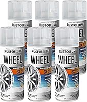Vista 6 de Rust-Oleum 366438 Pintura en aerosol de alto rendimiento para ruedas, 11 onzas, color negro mate