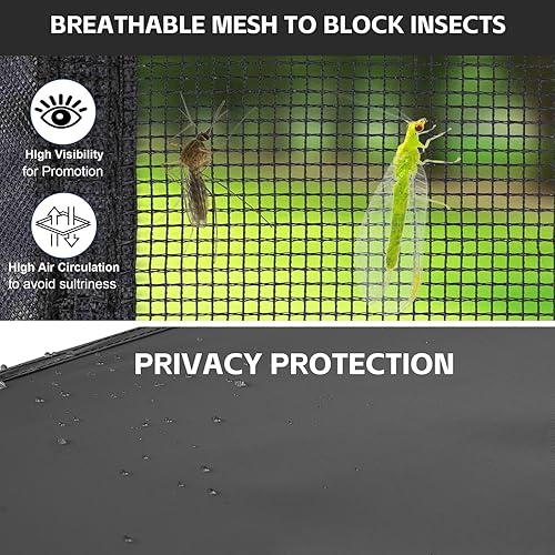 Miniatura 2 de Canopy - Tienda de campaña universal para mosquiteros, convierte el cenador de toldo de 10 x 10 pies en tienda interior de camping, casa de pantalla