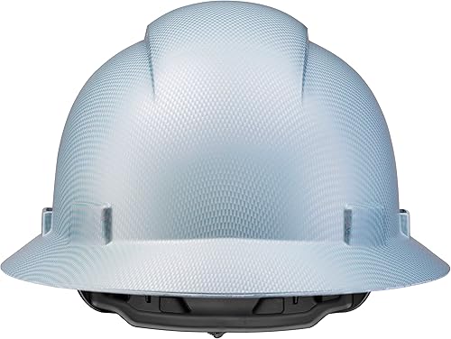 Miniatura 9 de Acerpal Casco duro OSHA de ala completa con diseño de fibra de carbono ventilada con acabado mate con suspensión de 6 puntos