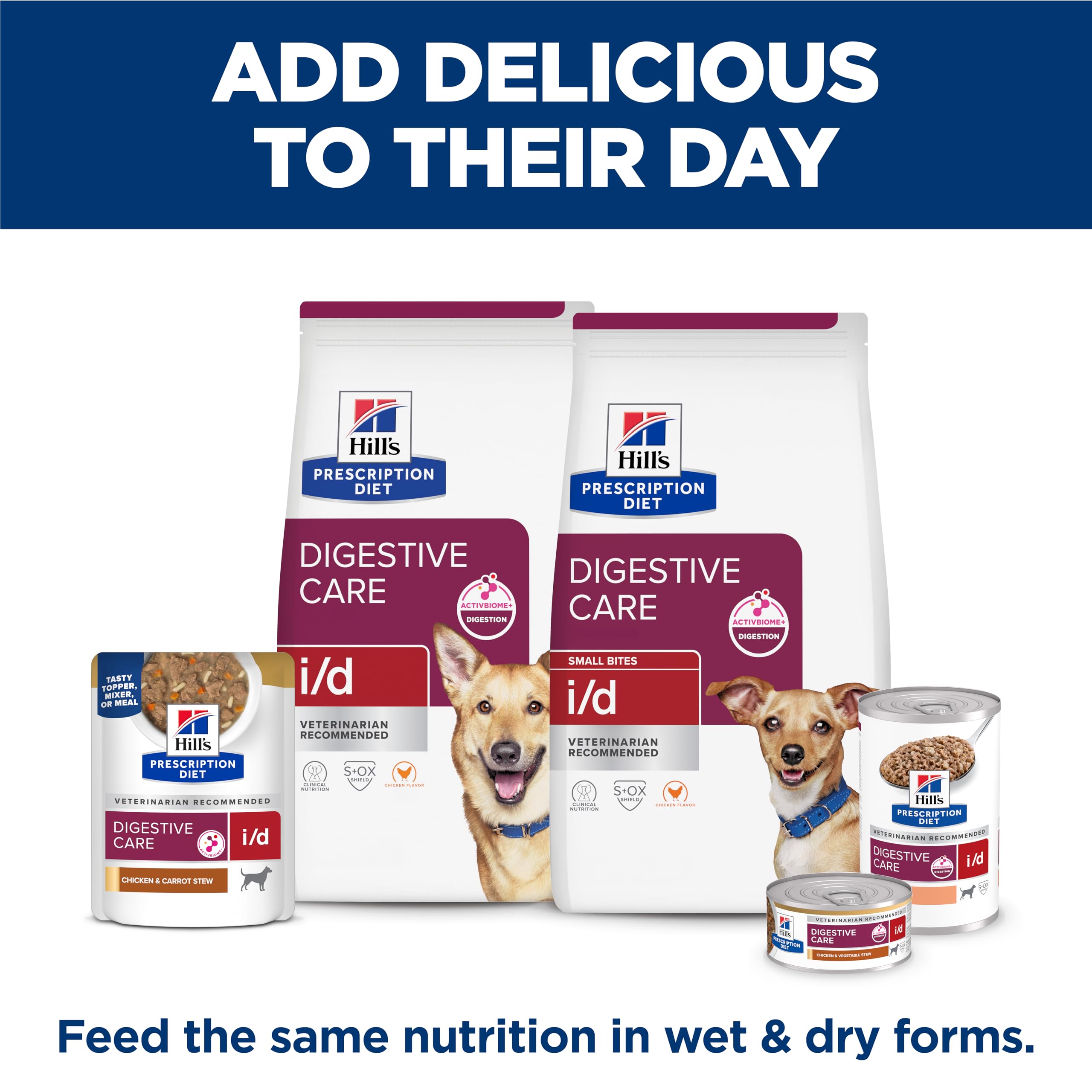 Hill' S Prescription Diet i/D Canine Digestive Care – Chicken Flavor – 12,5 Kilogram