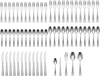 Vista 2 de Lenox 895540 French Perle - Juego de cubiertos (65 piezas)