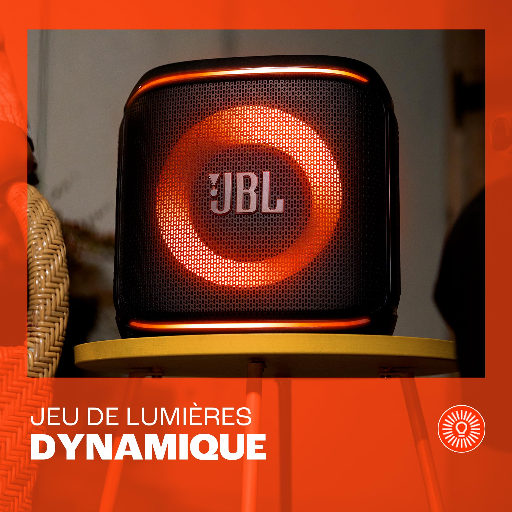 JBL Partybox Encore 2, Enceinte Bluetooth sans fil, 15 h autonomie, IPX4, Son JBL Pro, noir