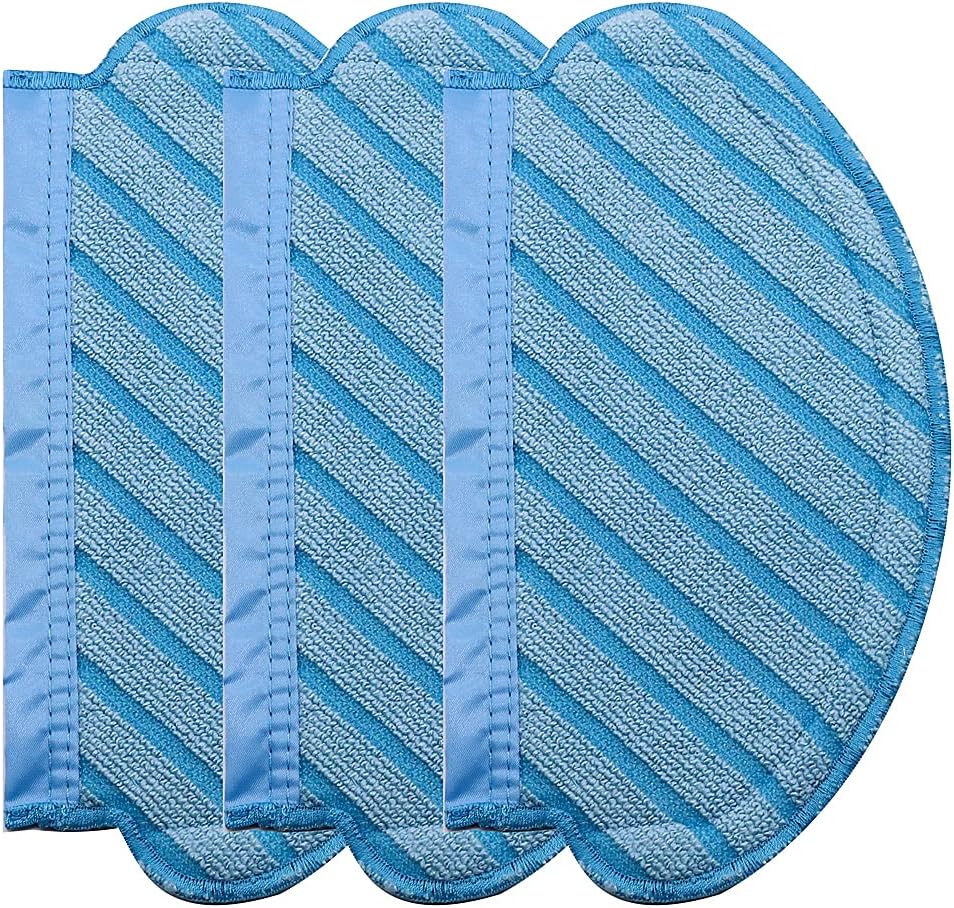 Verilux® 3 Pcs Mop Cloth Pads for Ecovacs Deebot Ozmo 920 950 Vacuum Cleaner Parts Vacuum Cleaner Replacement Parts Acccessory for Ecovacs Deebot T5
