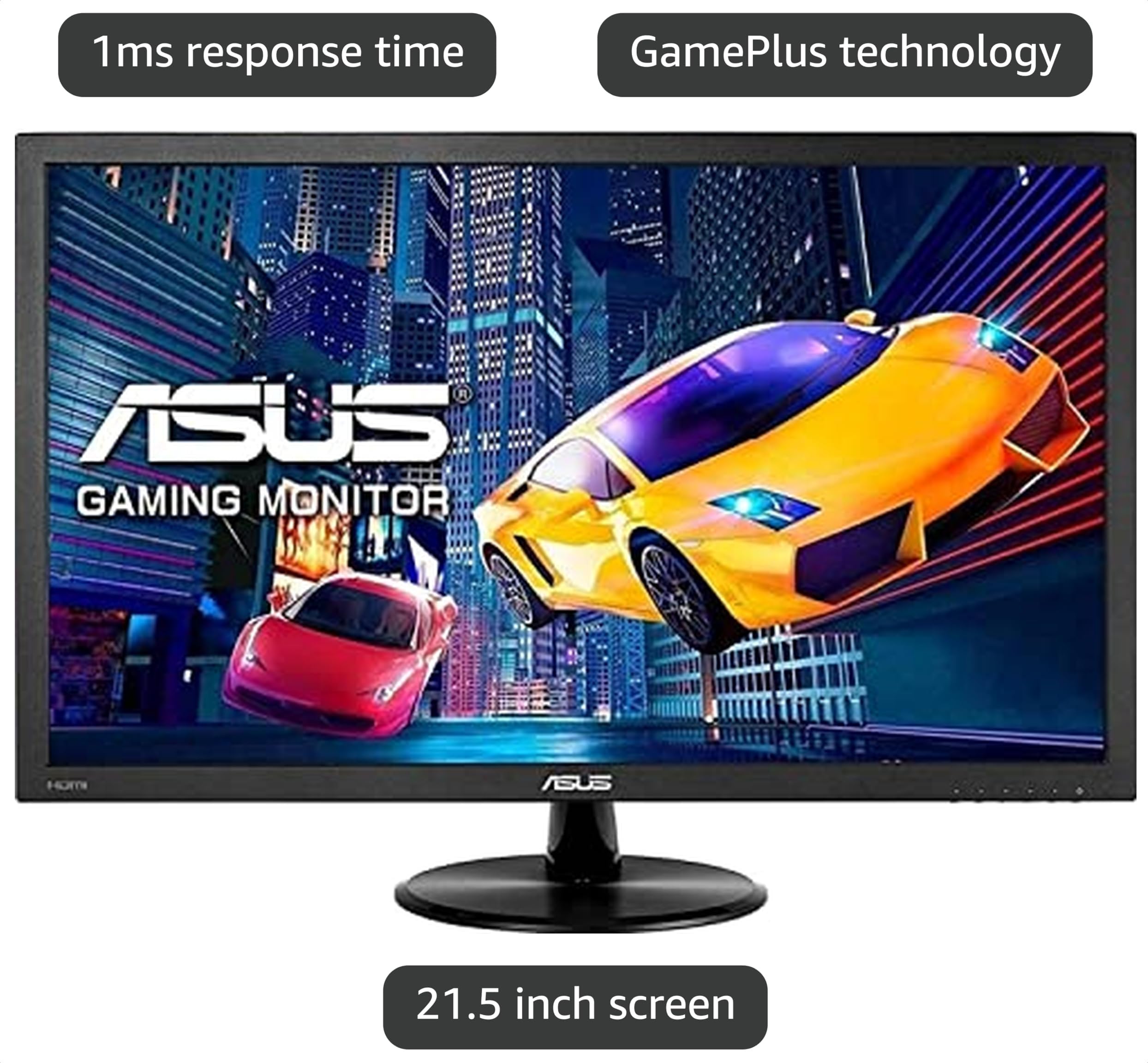 ASUS ゲーミングモニター 21.5インチ Amazon.com: ASUS 21.5 inch Ultra Slim Gaming Computer Monitor