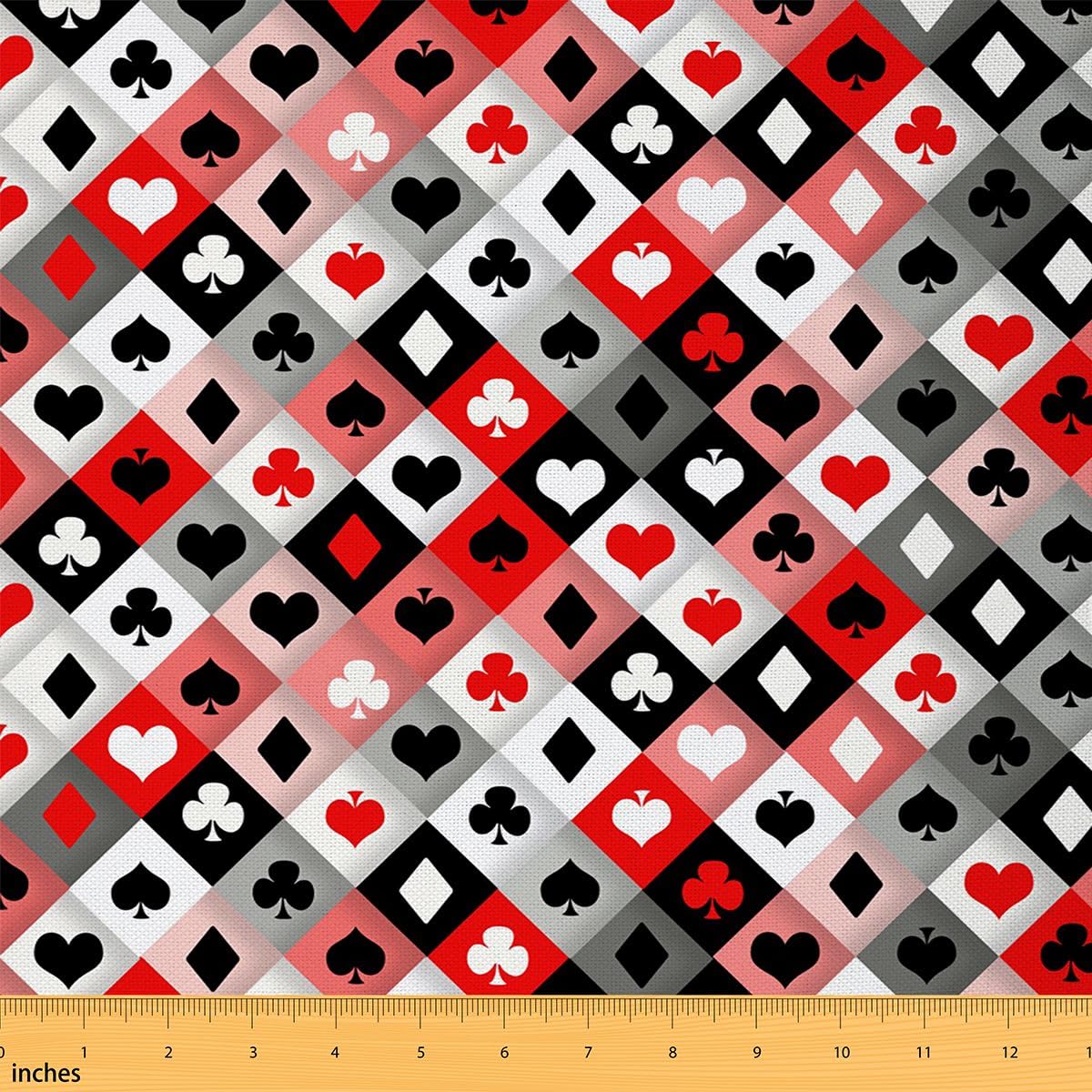 Erosebridal Poker Flannel Fabric
