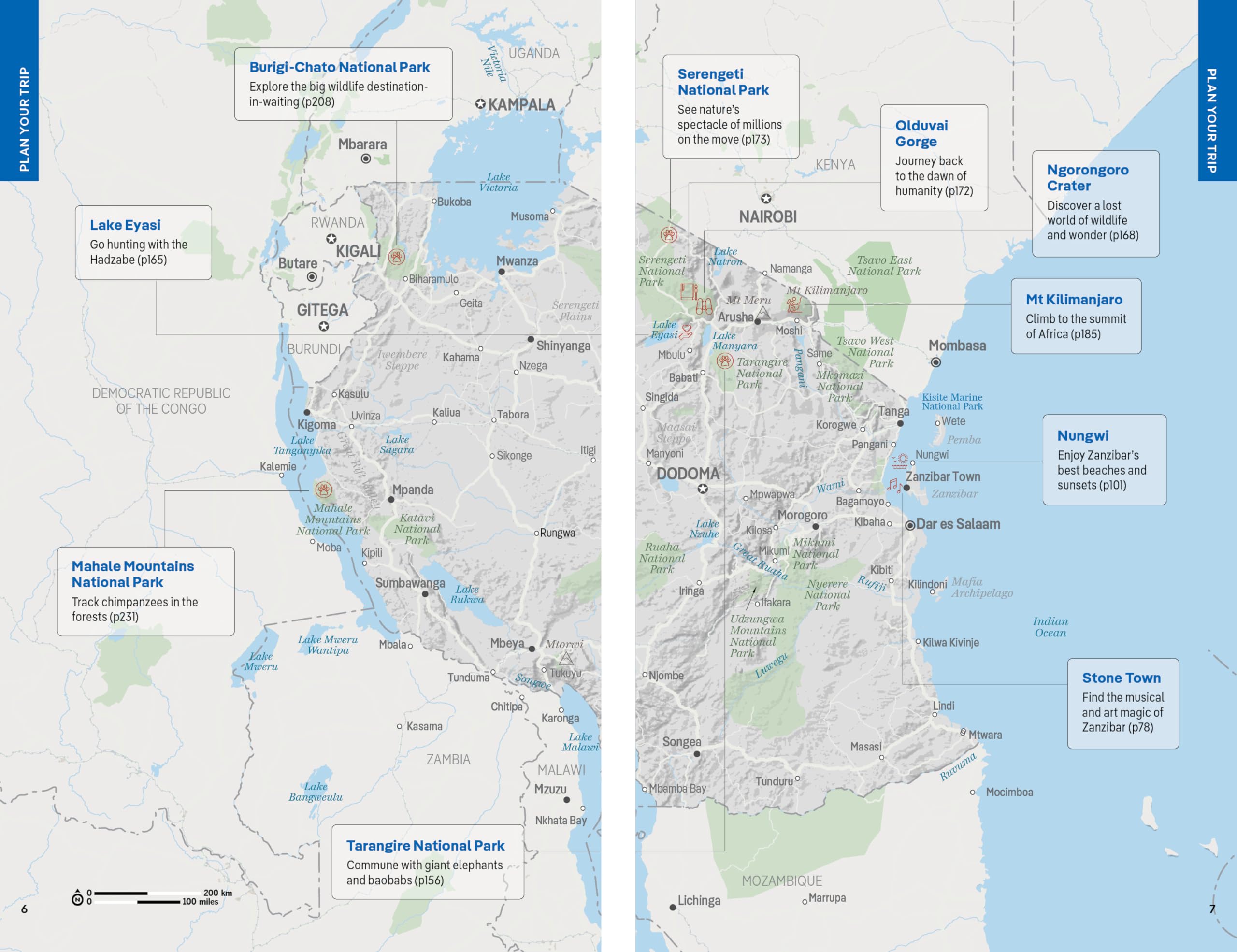 Tanzania - 8ed -Anglais: Plan the Trip of a Lifetime | Detailed Itineraries & Maps | Insider Tips | Covers Dar es Salaam, Zanzibar, Lake Victoria and more