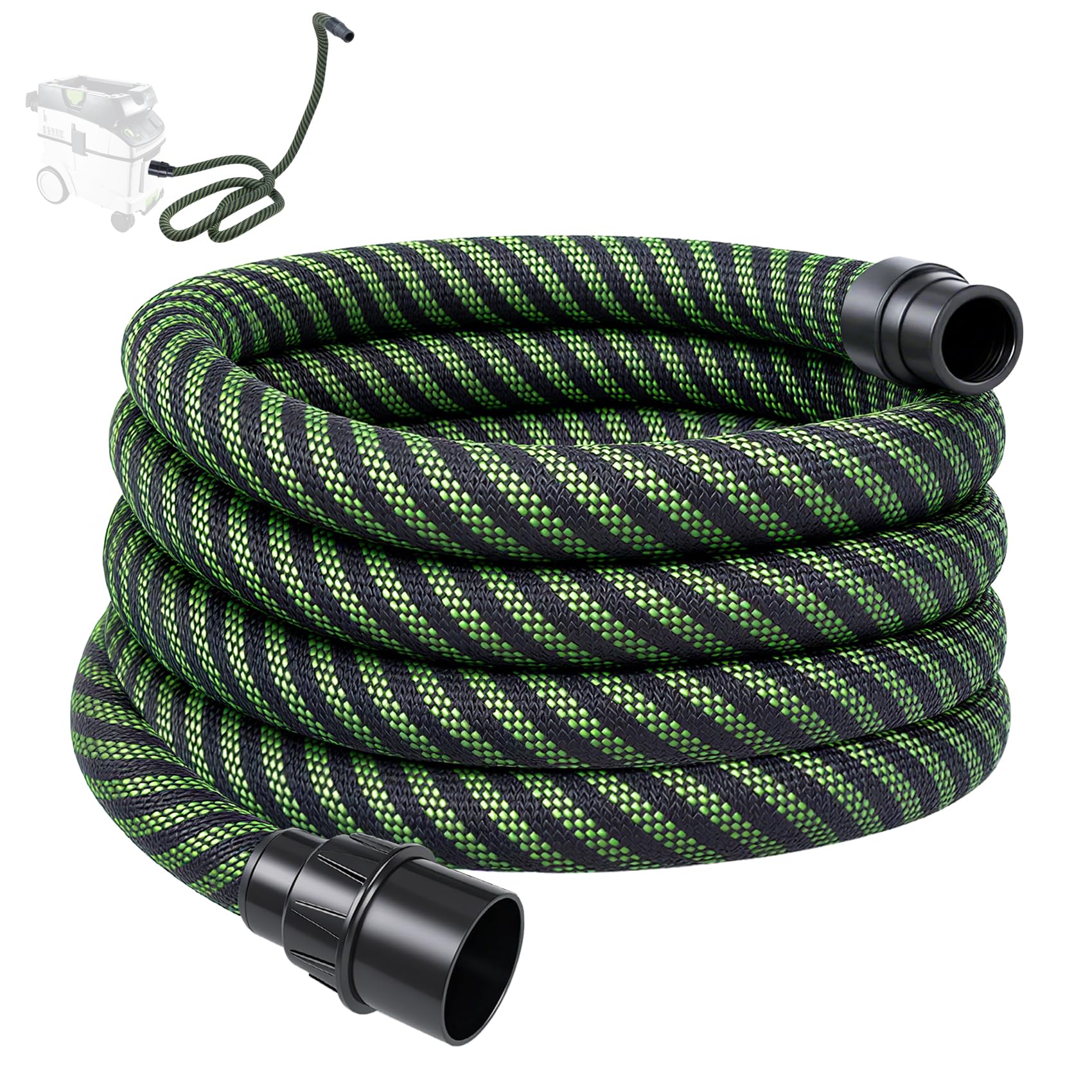 Photo 1 of Dust Extractor Hose D27/32x5M For Vacuum Suction Hose, Compatible With Festool Ct 26/36/48 Ct 15/25 Ct Mini and Ct Midi Vacumm, Suitable for Sanders, Track Saw And Other Power Tools, 5M