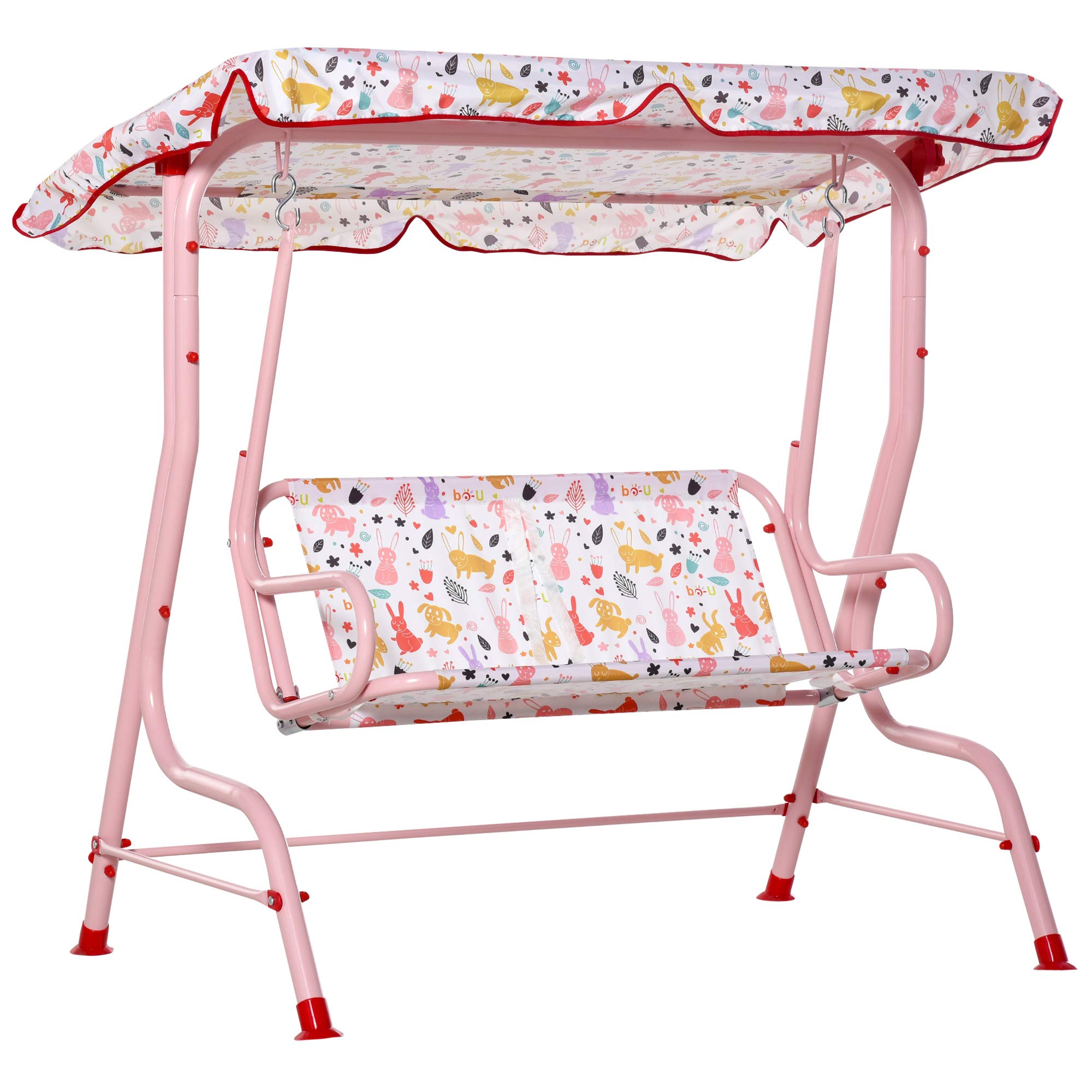 Buy Outsunny Kids Porch Swing, Outdoor 2Seat Patio Chair, Toddler