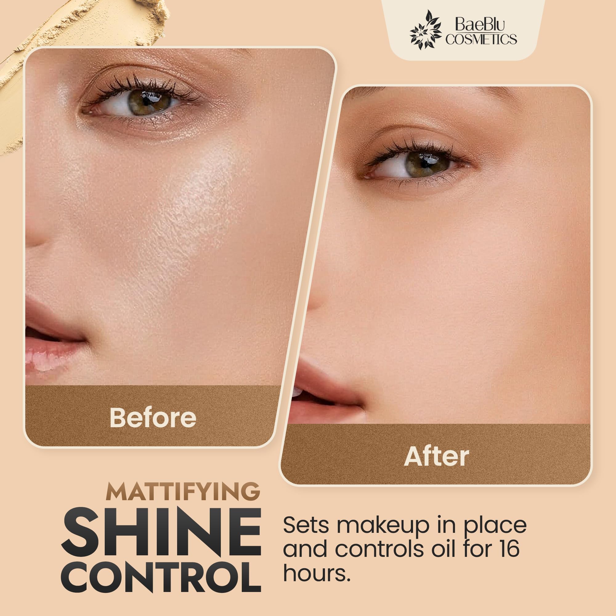 Amazon.com : Organic Pressed Setting Powder - Talc-Free & Non 