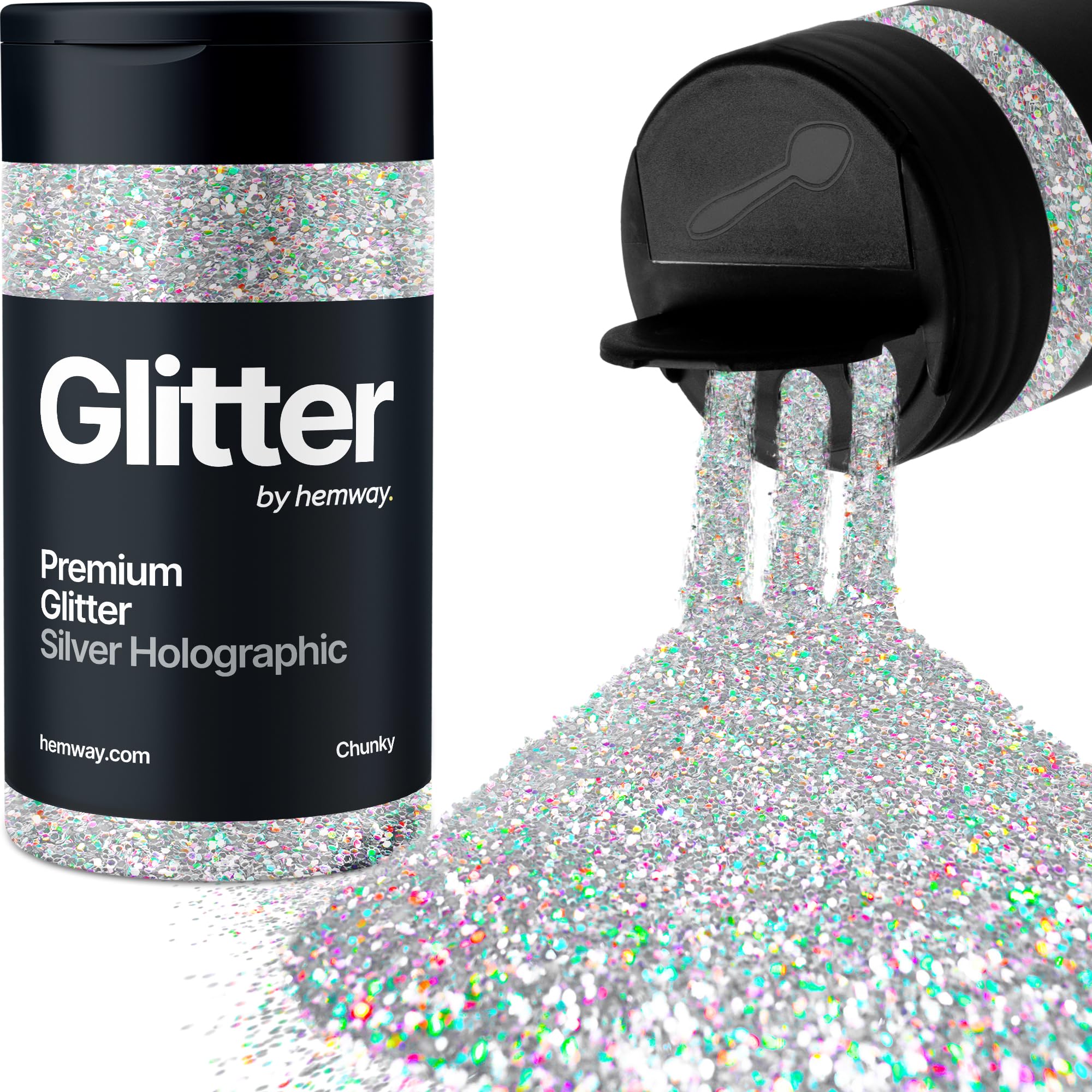 Champagne Gold Glitter Shaker, 130g Ultrafine Glitter, Crafts 1/128" Metallic Flake Champagne Gold Sequins, Resin & Epoxy Crafts, Decorating, Halloween, Christmas Nail, Face, Hemway — view 126