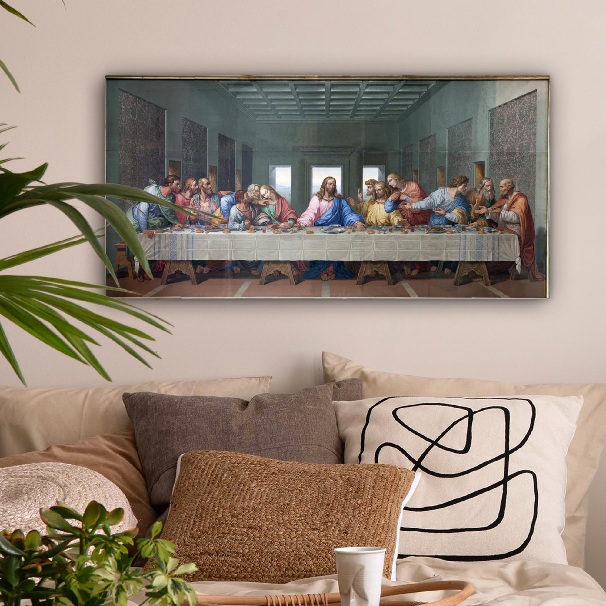 MuchoWow© Leinwand Bilder, Einzigartige Wanddeko mit Rahmen, Das letzte
