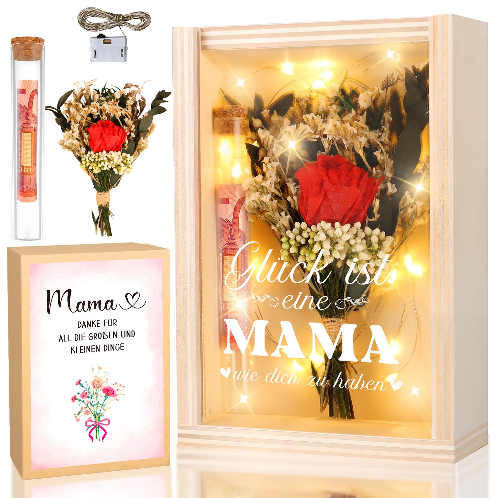 TUZELIYA persönliches Geschenk, Geburtstagsgeschenk, Geldgeschenk, Weihnachten Geschenkbox