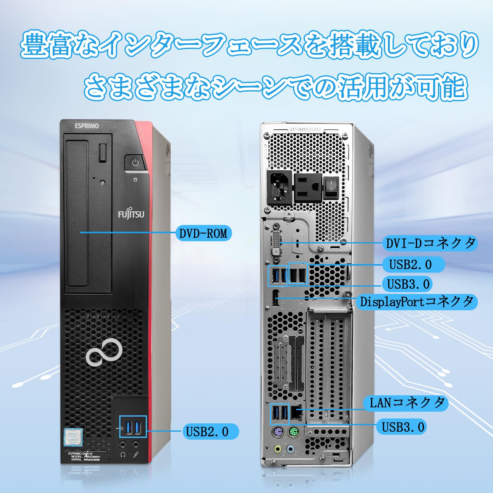 Amazon.co.jp: 【整備済み品】富士通 ESPRIMO D588 デスクトップ
