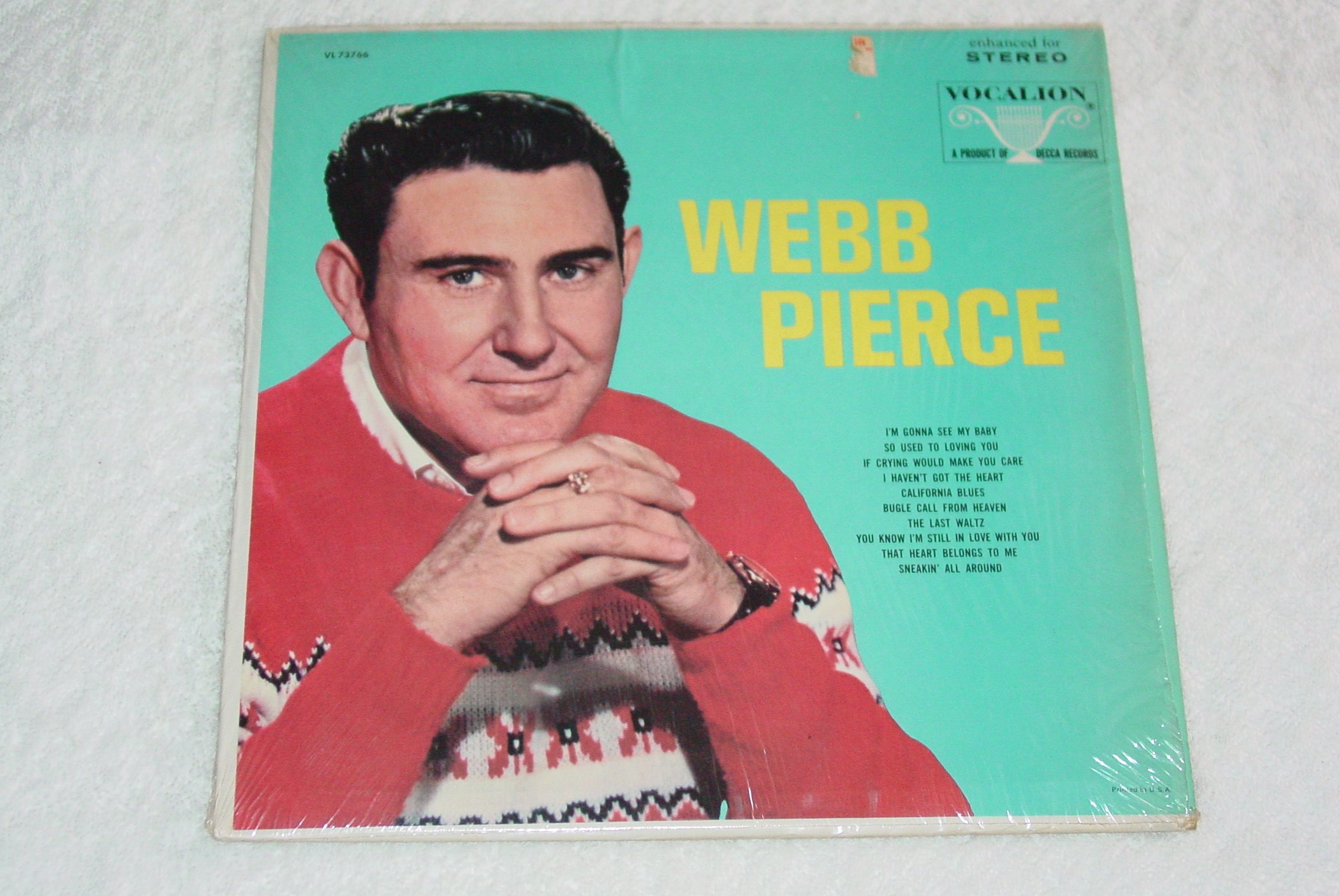 webb pierce (VOCALION 73766 LP)