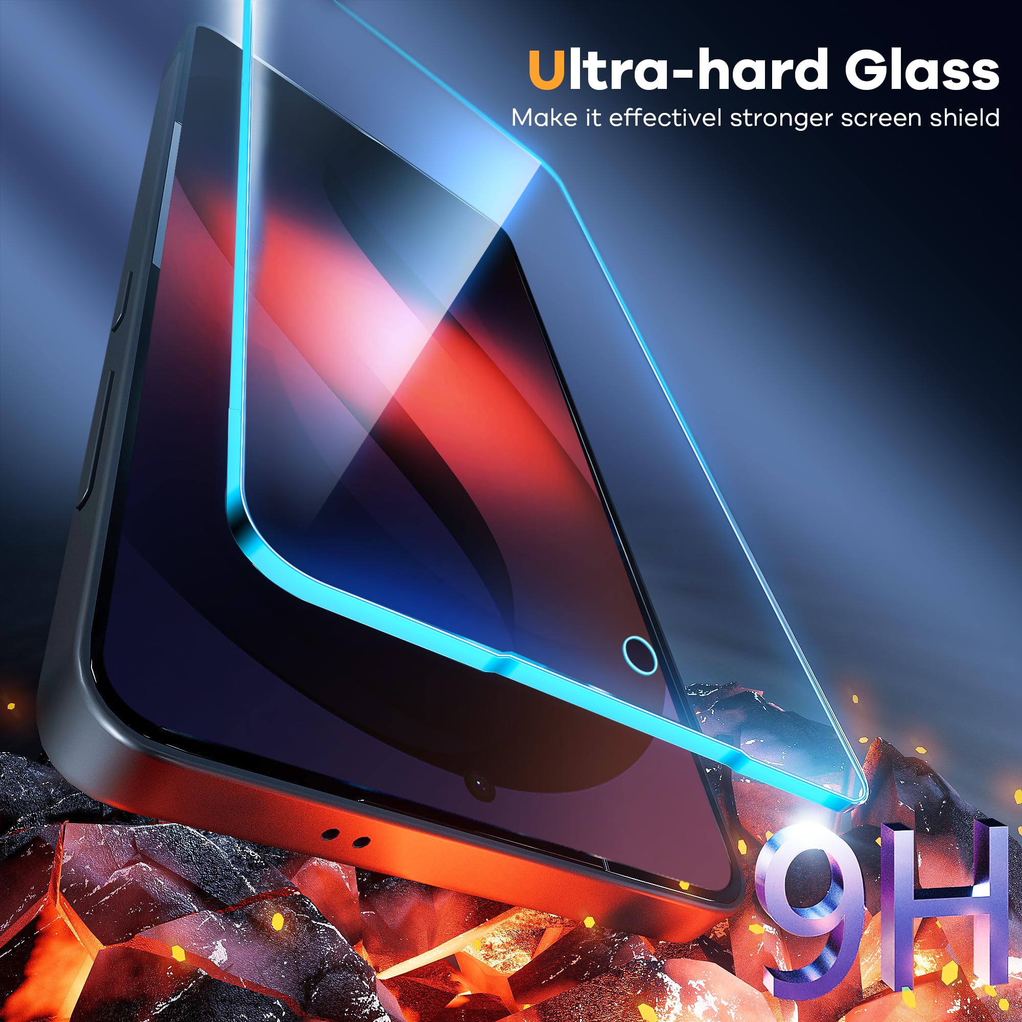 AACL 3-Pack for Samsung Galaxy S26 Ultra Screen Protector Tempered Glass, 9H Glass for S26 Ultra Screen Protector 5G, [Fast Alignment Tool] [Bubble Free] [6.9 Inch]