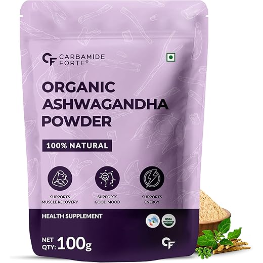 Carbamide Forte Ashwagandha Powder 100g - Muscle Recovery