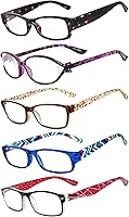 Vista 19 de OWL Readers - Paquete de 5 lentes de lectura elegantes para mujer con hermosos patrones para mujer, bisagra de resorte de lujo, aspecto elegante